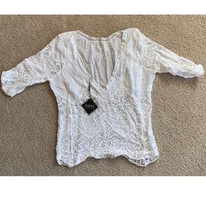 Zaful lace swimsuit cover up